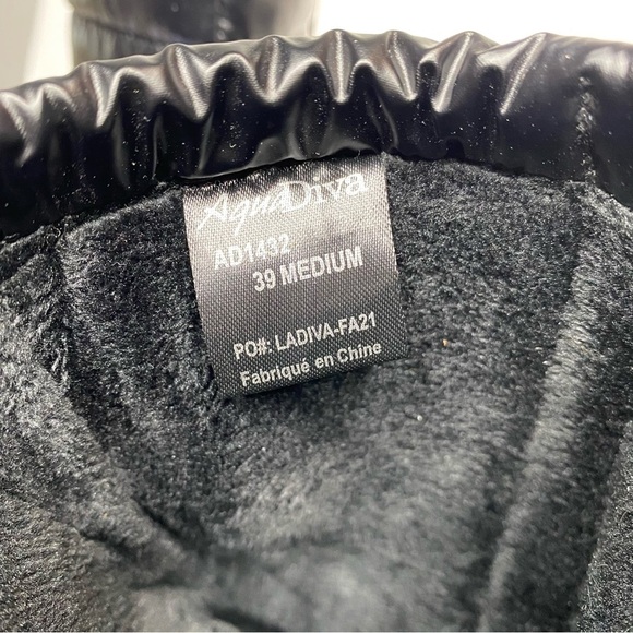 AquaDiva Black Puffer Boot 39 - Picture 12 of 15